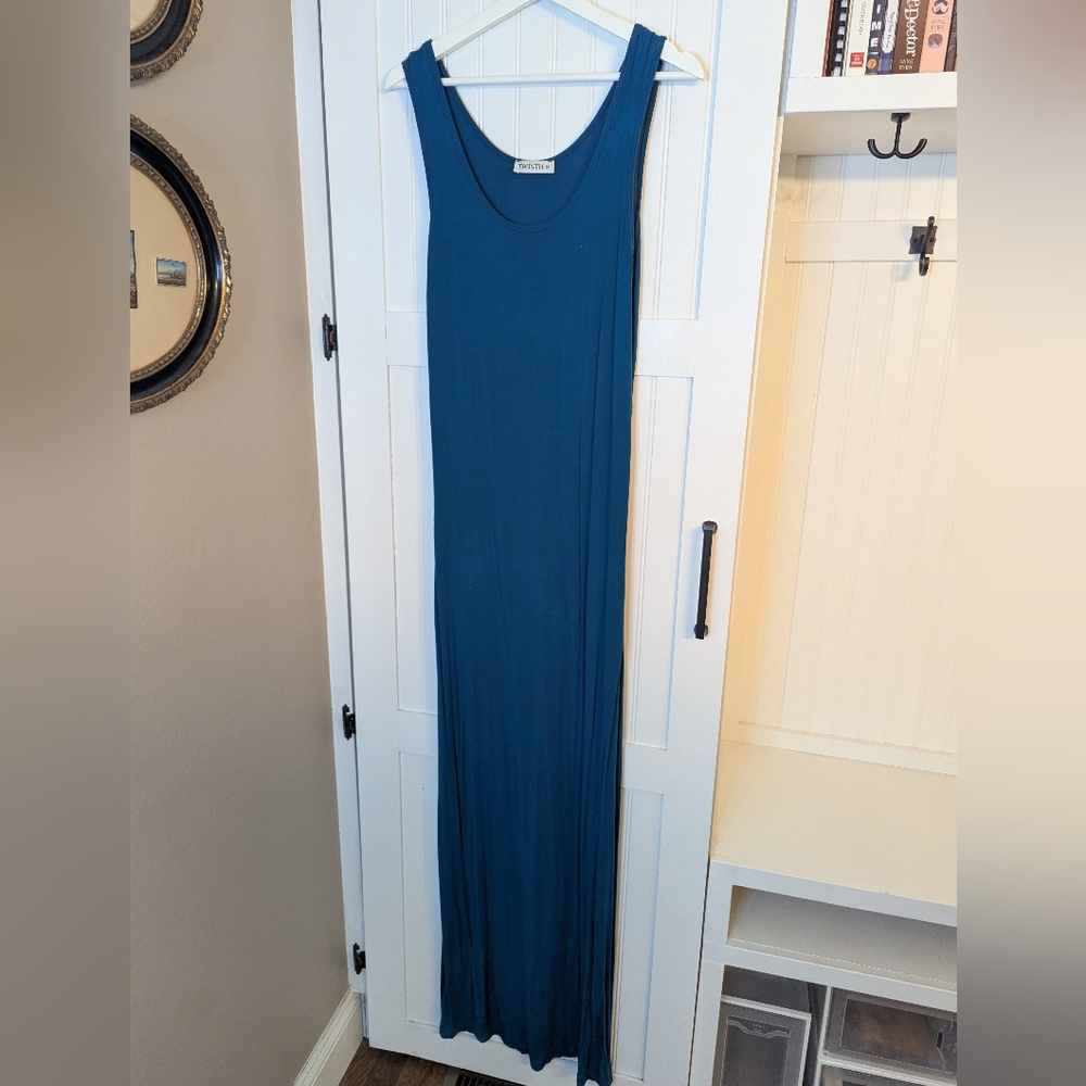 Michael Stars Teal Maxi Dress